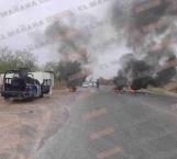 Realizan bloqueos sobre la carretera Reynosa-Nuevo Laredo
