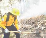 Combate PC tres incendios forestales