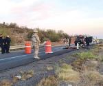 Arrojan cinco cadáveres y un herido en la carretera Caborca-Sonoyta
