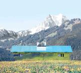 La casa de espejos en los Alpes suizos