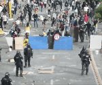 Represión contra protestas en Colombia