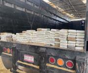 Aseguran camión con 114 kg de cocaína