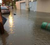 Amanece Matamoros bajo el agua