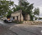 Se registra derrumbe de antigua casa en Ciudad Victoria