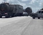 Lenta circulación vial en carretera Rio Bravo-Reynosa
