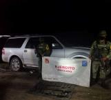 Ejército Mexicano asegura vehículo y armamento