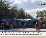 Países de Centroamérica albergados en Plaza de la República festejan también su Independencia
