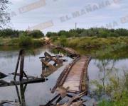 Colapsa Puente Negro; reportan 1 lesionado