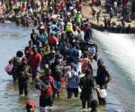 Miles de migrantes haitianos pasan a EU