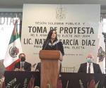 Toma Nataly García protesta como alcaldesa de Díaz Ordaz