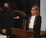Evelyn toma protesta como gobernadora de Guerrero