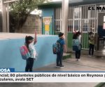 A presencial; 80 planteles públicos de nivel básico en Reynosa y 24 particulares, avala SET