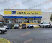Asaltan tienda Coppel Las Fuentes