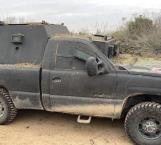 Aseguran armas y 2 vehículos en Camargo