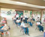 Alumnos de Méndez  regresan a las aulas