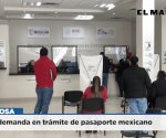 Gran demanda en trámite de pasaporte mexicano