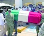 Dan sepultura a soldado caído en Nuevo Laredo