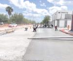 Concluye pavimentación hidráulica en calle Jalapa