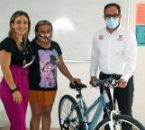 Entregó DIF Río Bravo bicicletas a estudiantes vulnerables