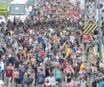 Avanza la caravana de miles de migrantes