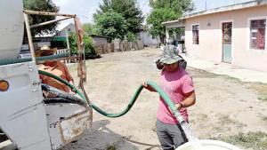 Atienden falta de agua en colonia  Agrícola Los Pinos