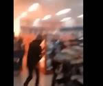 Pura gente del señor Mencho, dicen hombre al incendiar Oxxo (VIDEO)