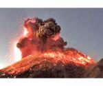Entra volcán Popocatépetl en erupción