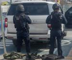 Aseguran camioneta con equipo táctico y armamento en Reynosa