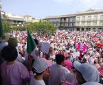 Marchan en Tampico contra del Plan B de la Reforma Electoral