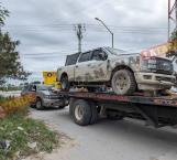 Aseguran camionetas tras ataque armado