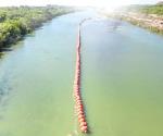 Encuentran cuerpo sin vida en boyas colocadas en el Río Bravo