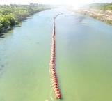 Encuentran cuerpo sin vida en boyas colocadas en el Río Bravo