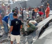 Cae techo de iglesia en Madero; hay muertos y heridos