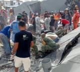 Cae techo de iglesia en Madero; hay muertos y heridos