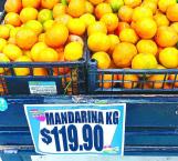 Llega la mandarina a más de 100 pesos