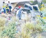 Mueren cinco de familia en accidente carretero