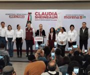 Inicia Claudia Sheinbaum recorrido por zona norte de Tamaulipas