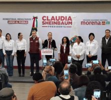 Inicia Claudia Sheinbaum recorrido por zona norte de Tamaulipas