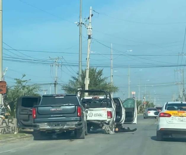 Mueren 2 policías en enfrentamiento en Matamoros