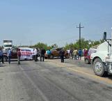 Campesinos bloquean carretera Victoria-Matamoros