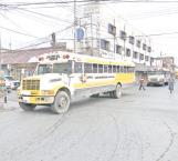 Paran 200 unidades de transporte urbano