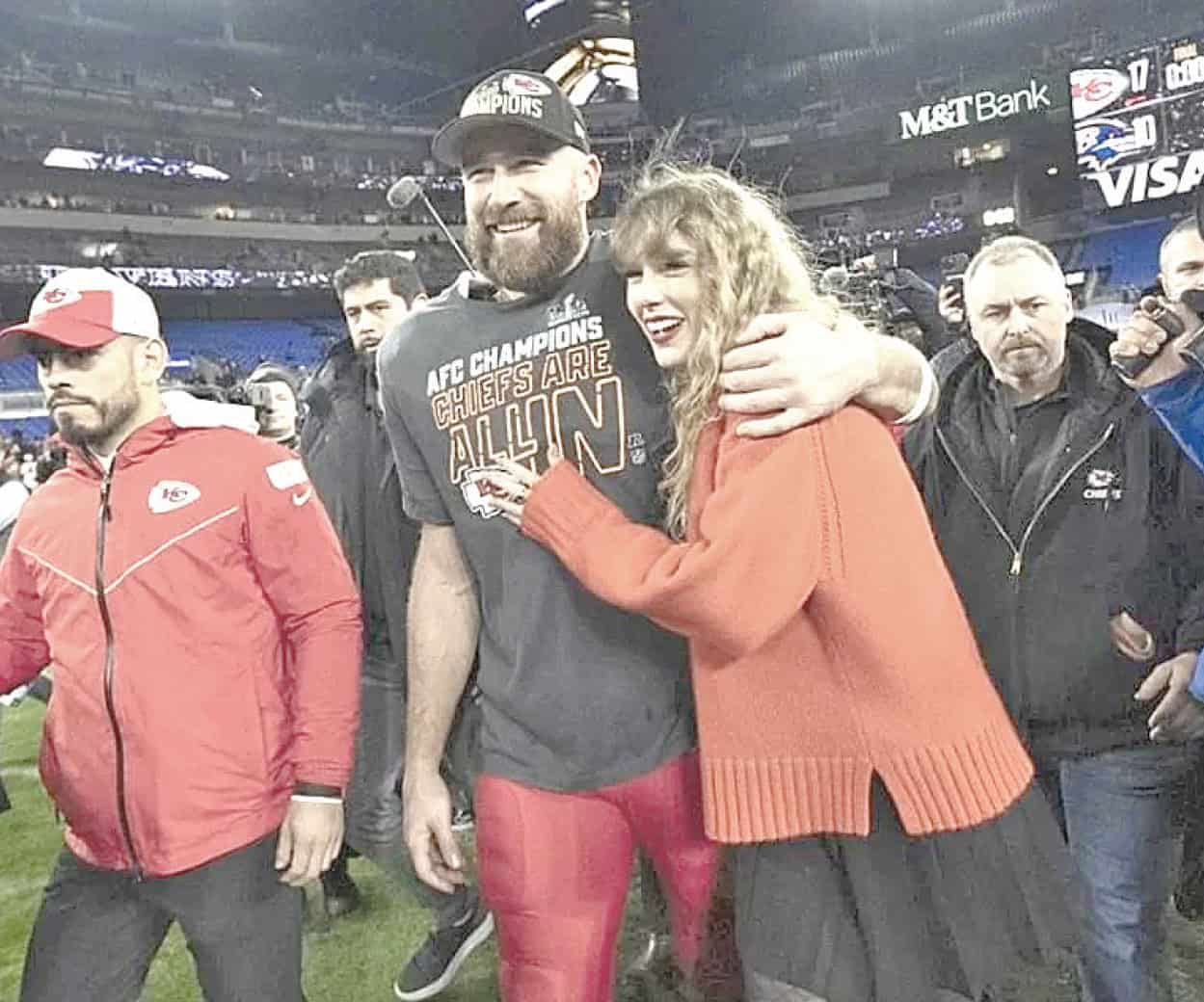 Celebra Kelce a Swift