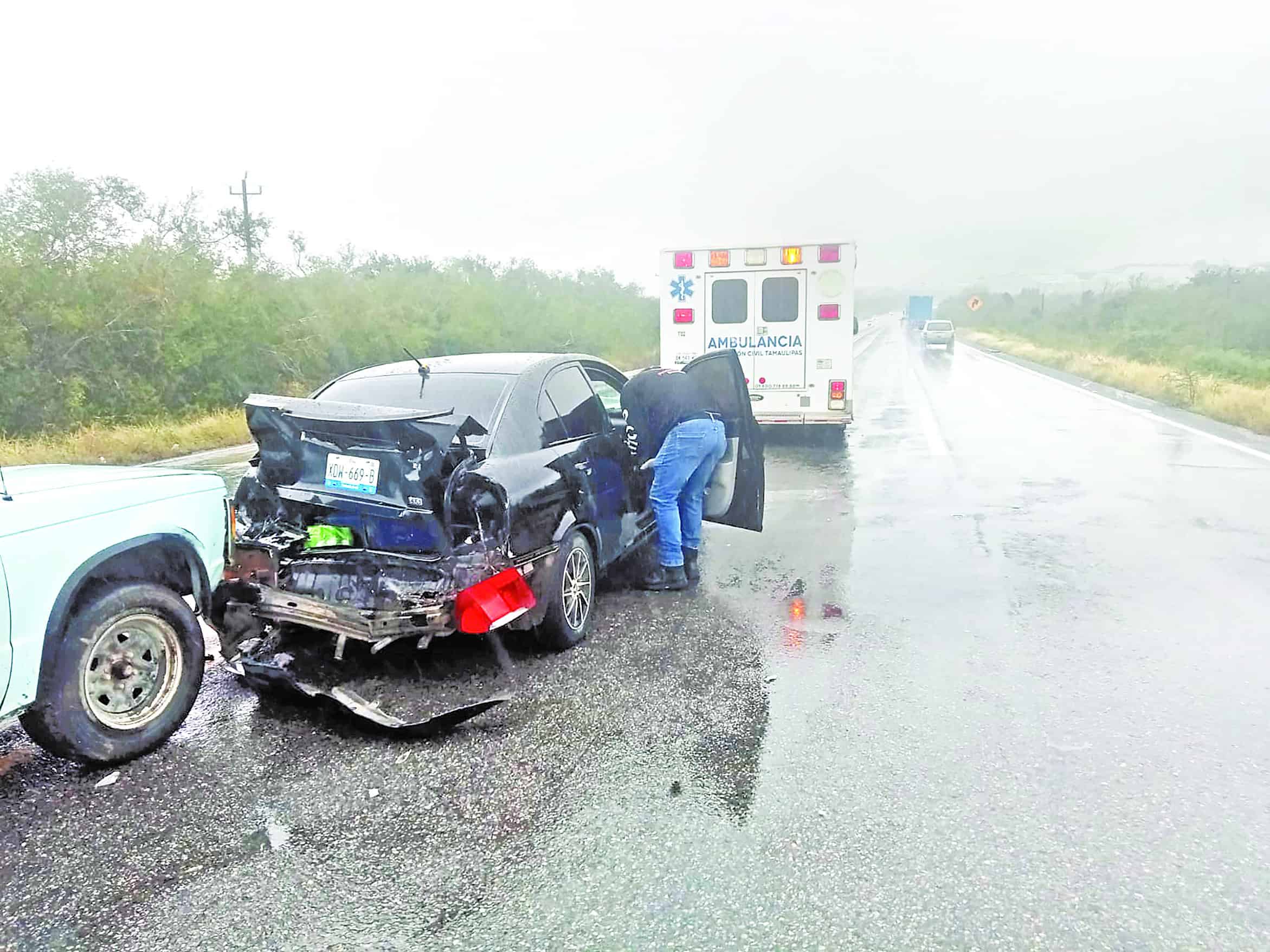 Viernes de accidentes