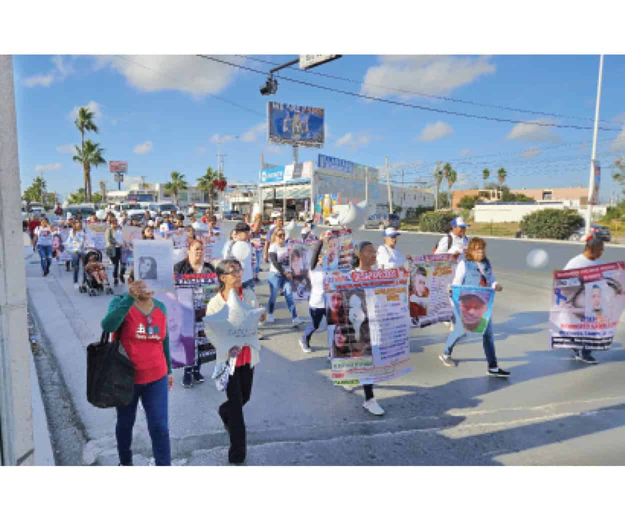 Marchan por desaparecidos