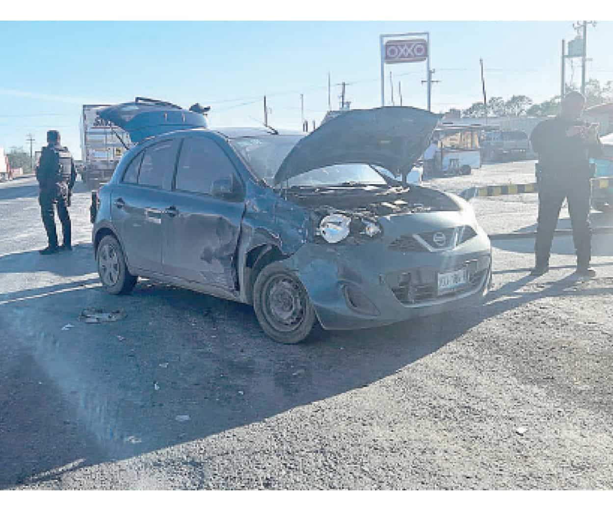 Falta de precaución causa fuerte colisión