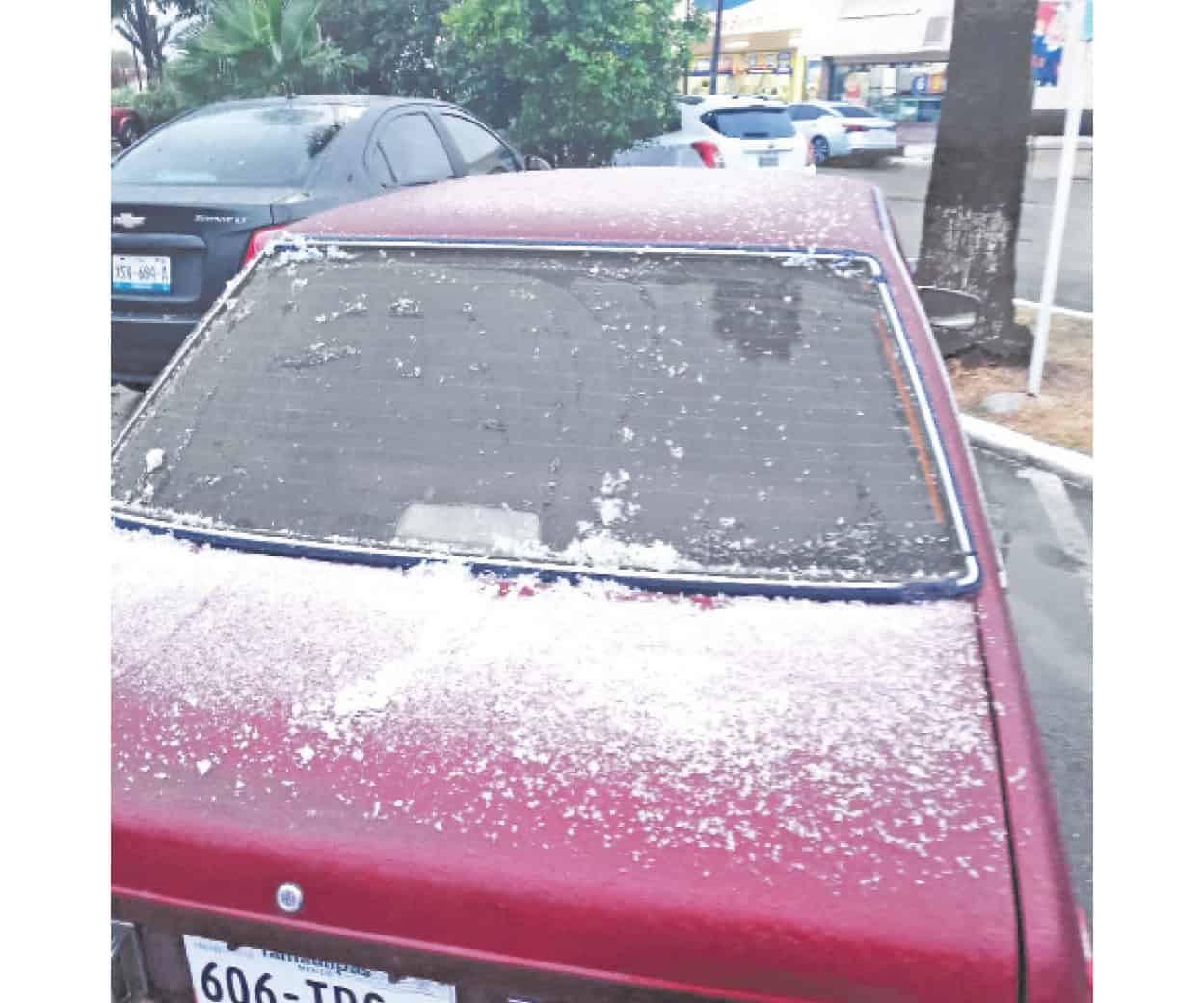 Poco hielo en Miguel Alemán